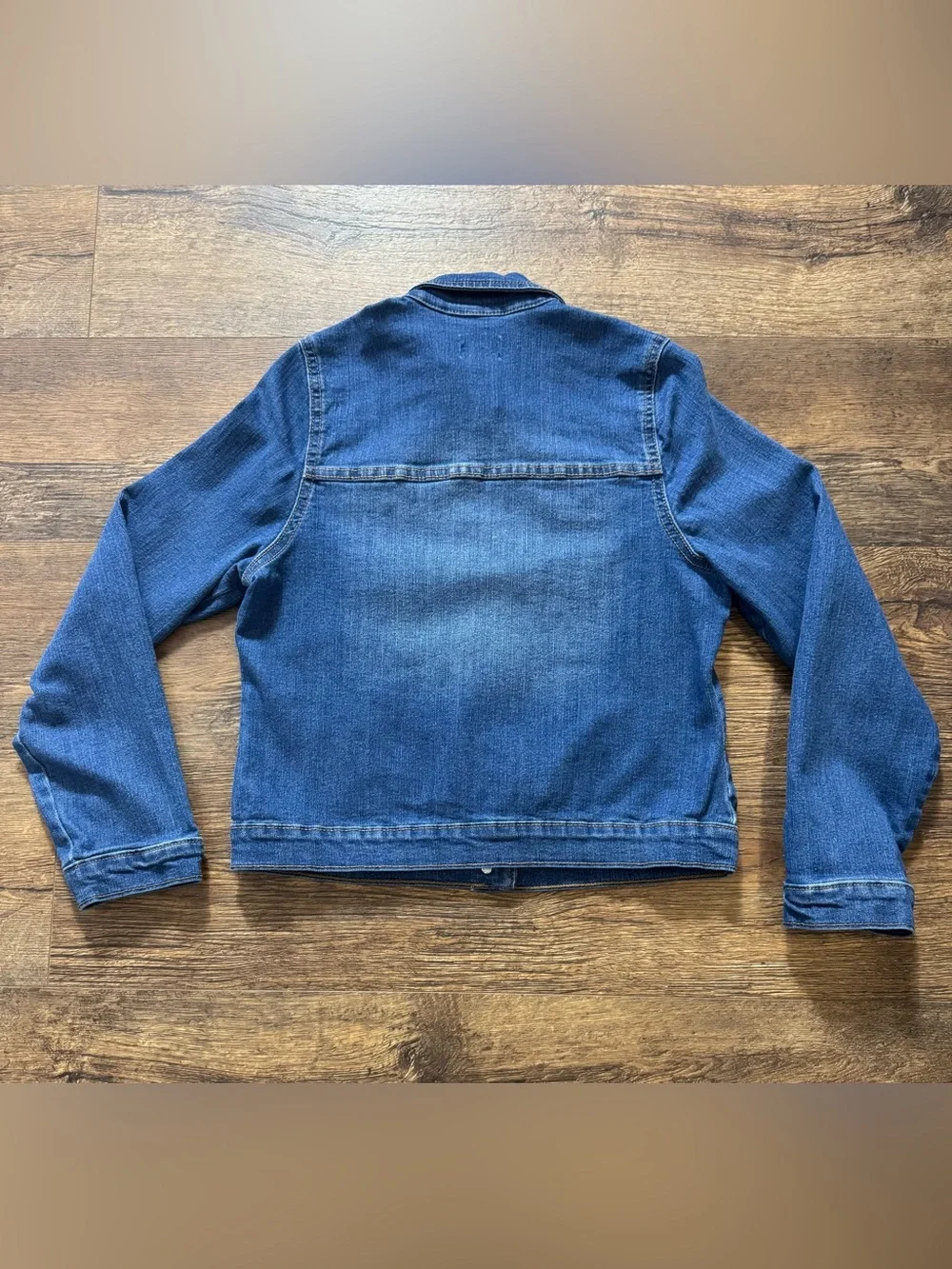 The Children’s Place Girls' Blue Denim Jacket - Classic Button-Up.
